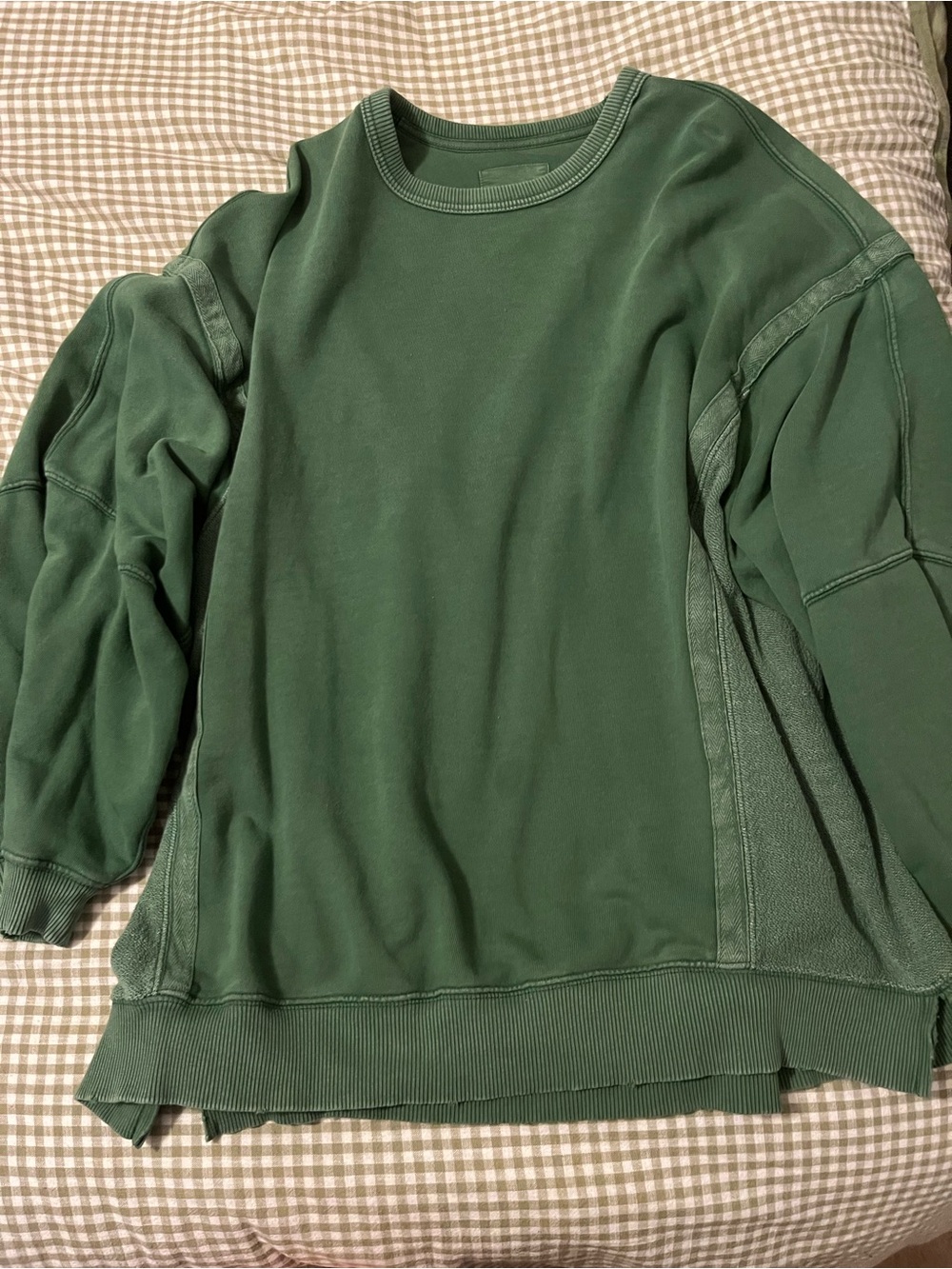 aerie forest Green Pullover Sweatshirt